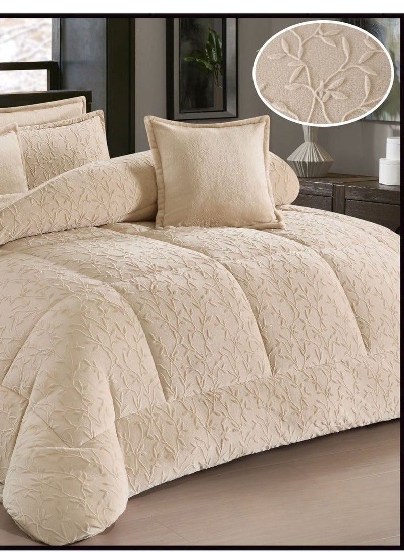 Xi Duo Duo Winter mattress, double-sided, one velvet side and one soft fur side, 6-piece system, medium filling, excellent quality and practical / King size 230*250cm - Image 1